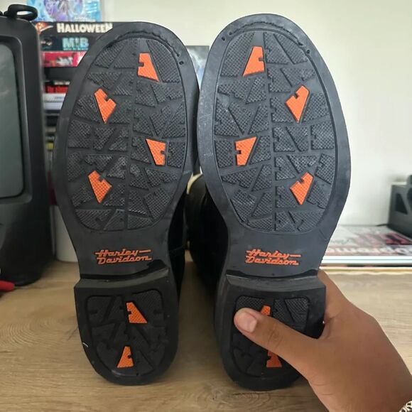 Vintage Harley Davidson Engineer Motorycle Harness Boots Size 10 US / 43 EU - Picture 4 of 6